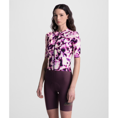 Santini UNICO PRINT – Maillot vélo unisexe léger