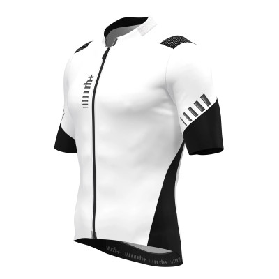 Maillot vélo Zero RH+ Gotha Evo Blanc/Noir – Homme Maillot vélo Zero RH+ Gotha Evo Blanc/Noir – Homme