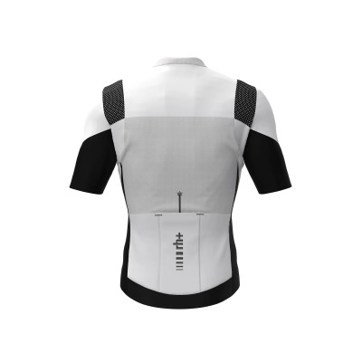 Maillot vélo Zero RH+ Gotha Evo Blanc/Noir – Homme Maillot vélo Zero RH+ Gotha Evo Blanc/Noir – Homme