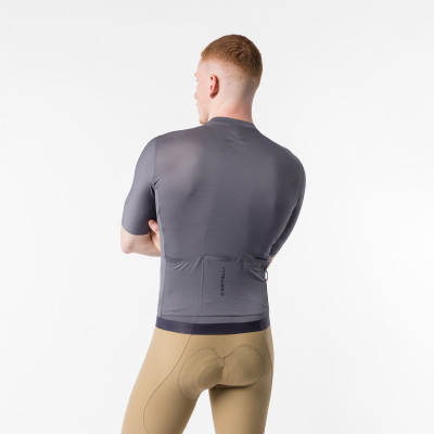 Maillot vélo haute performance Gris – Confort et respirabilité Maillot vélo haute performance Gris – Confort et respirabilité