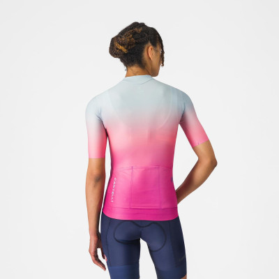 Maillot Castelli UPF W Dégradé Femme – Anti‑UV 50+