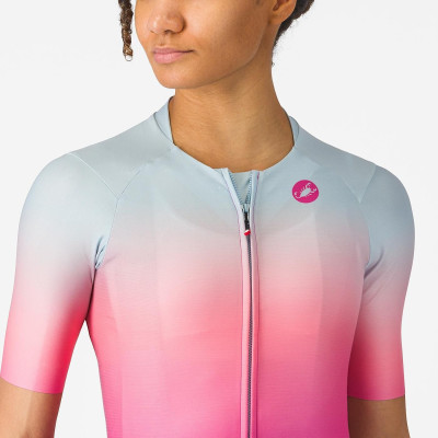 Maillot Castelli UPF W Dégradé Femme – Anti‑UV 50+