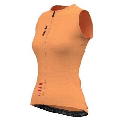 Maillot vélo femme Zero RH+ Aries Sleeveless orange