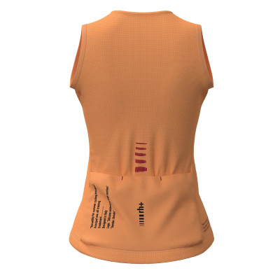 Maillot vélo femme Zero RH+ Aries Sleeveless orange