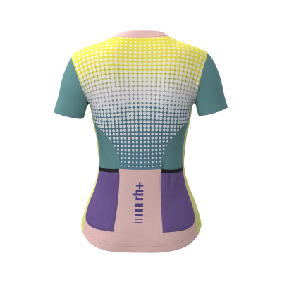 Maillot vélo femme Zero RH+ Sirio W jaune/bleu – Léger Maillot vélo femme Zero RH+ Sirio W jaune/bleu – Léger