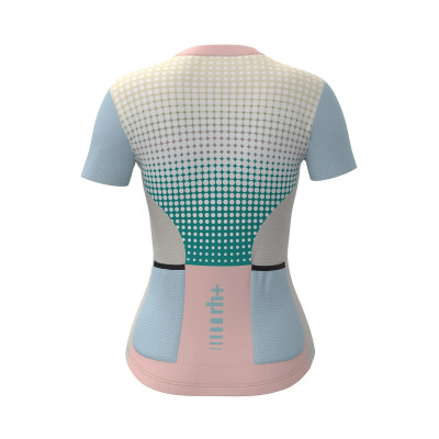 Maillot vélo femme Zero RH+ Sirio W beige/bleu – Léger Maillot vélo femme Zero RH+ Sirio W beige/bleu – Léger