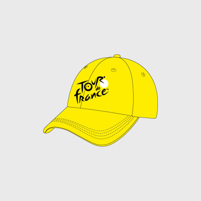 Casquette Tour de France Jaune – Coton Twill Premium