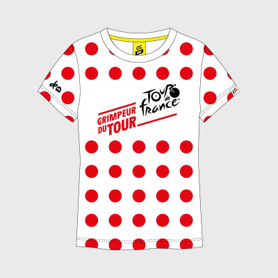 T‑shirt Tour de France Grimpeur Pois – Coton Premium Unisexe