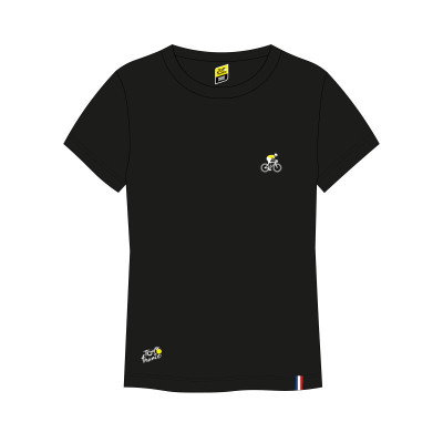T‑shirt Essentiel Tour de France Noir – Coton Bio Peigné