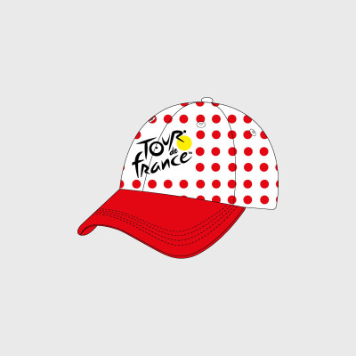 Casquette Tour de France Pois Rouges – Coton Premium