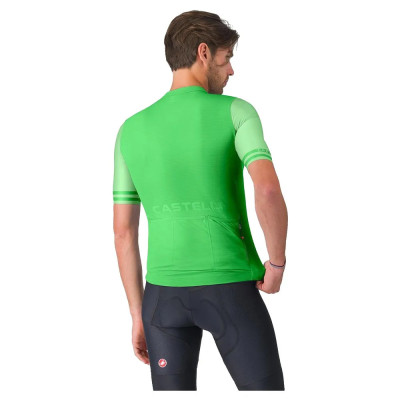 Maillot Castelli Prologo Lite Vert – Cyclisme Été Homme