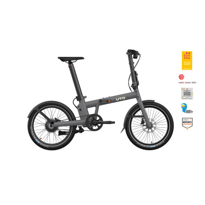 UTO PRO20 – Vélo électrique pliant 250W, courroie Gates & batterie Samsung