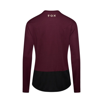 Maillot VTT Fox Ranger LS Bordeaux – Respirant & Confortable Maillot VTT Fox Ranger LS Bordeaux – Respirant & Confortable