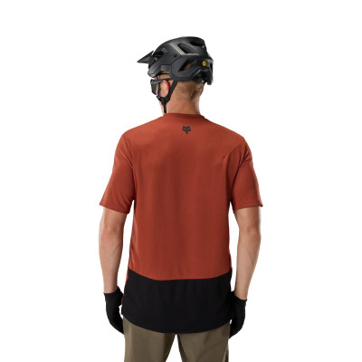 Maillot Fox Ranger Wordmark Orange – VTT respirant homme Maillot Fox Ranger Wordmark Orange – VTT respirant homme