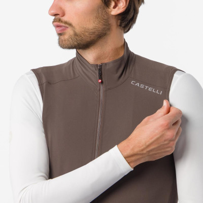 Gilet Castelli Espresso 2 Marron – Gilet vélo homme