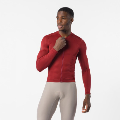 Maillot Castelli Espresso 2 LS Bordeaux – Homme vélo Maillot Castelli Espresso 2 LS Bordeaux – Homme vélo
