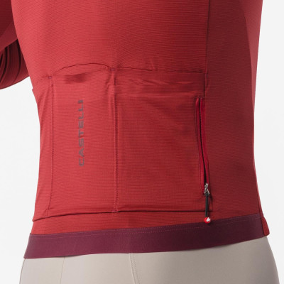 Maillot Castelli Espresso 2 LS Bordeaux – Homme vélo Maillot Castelli Espresso 2 LS Bordeaux – Homme vélo
