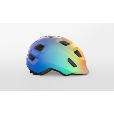 Casque vélo enfant MET Hooray multicolore léger et sécurisé