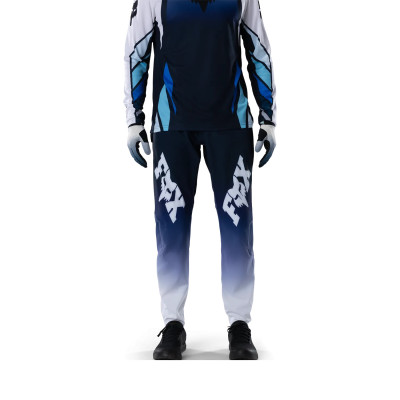 Pantalon Fox Ranger Foundry – VTT Homme Blanc/Bleu T30 Pantalon Fox Ranger Foundry – VTT Homme Blanc/Bleu T30