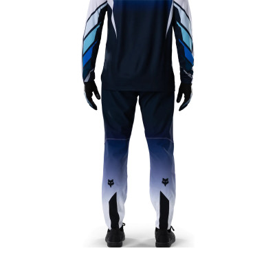 Pantalon Fox Ranger Foundry – VTT Homme Blanc/Bleu T30 Pantalon Fox Ranger Foundry – VTT Homme Blanc/Bleu T30