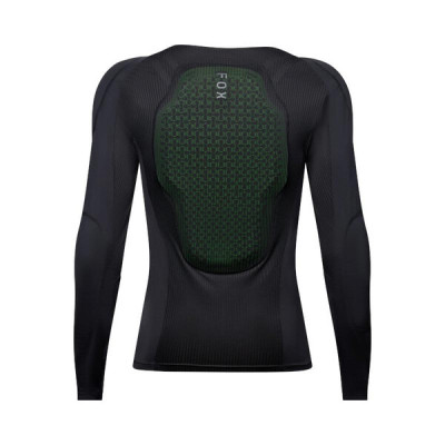 Gilet Fox Baseframe Pro LS Koroid noir protection VTT CE Gilet Fox Baseframe Pro LS Koroid noir protection VTT CE