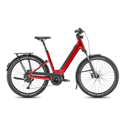 XROAD 2 Rouge Profond Métal Mat | VAE Bosch Performance