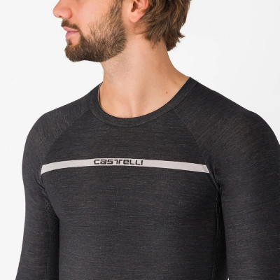 Sous-vêtement Castelli Merino Seamless Homme Noir