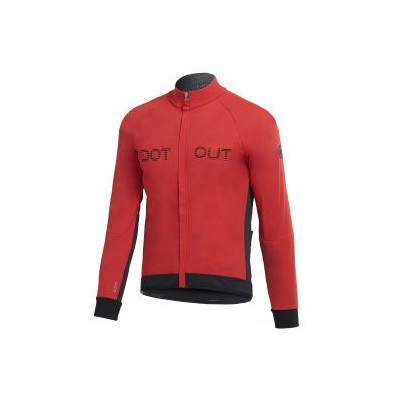 Dotout Grevil – Veste gravel thermique Polartec rouge