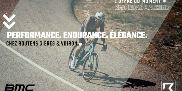 Cet été, passez à la vitesse supérieure avec le BMC Roadmachine chez Routens Gières et Voiron !